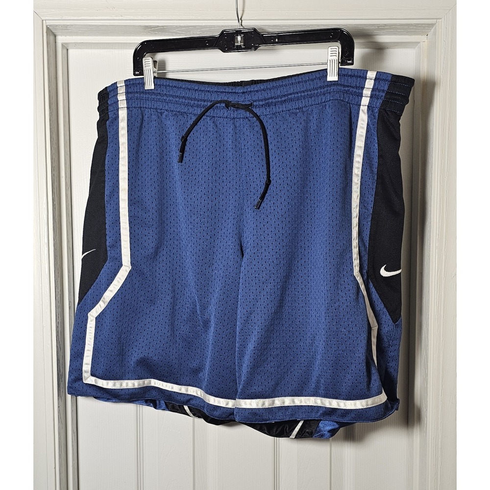 Y2K Nike Reversible Basketball Shorts Size 2XL Dazzle Shiny Long
